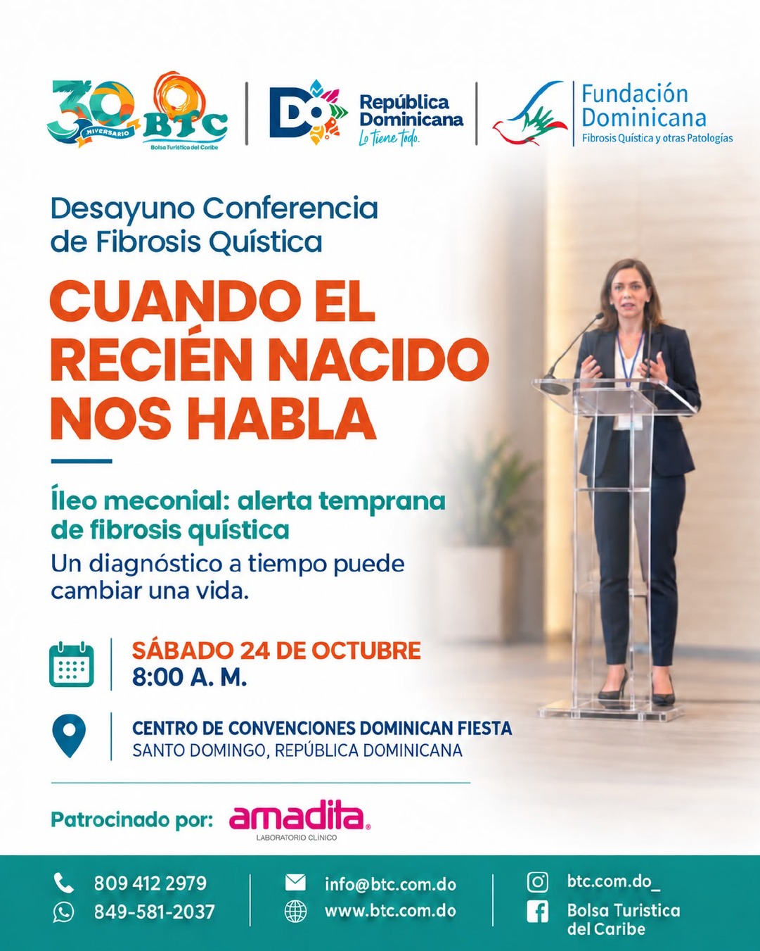 Flyer oficial: Cuando el recién nacido nos habla