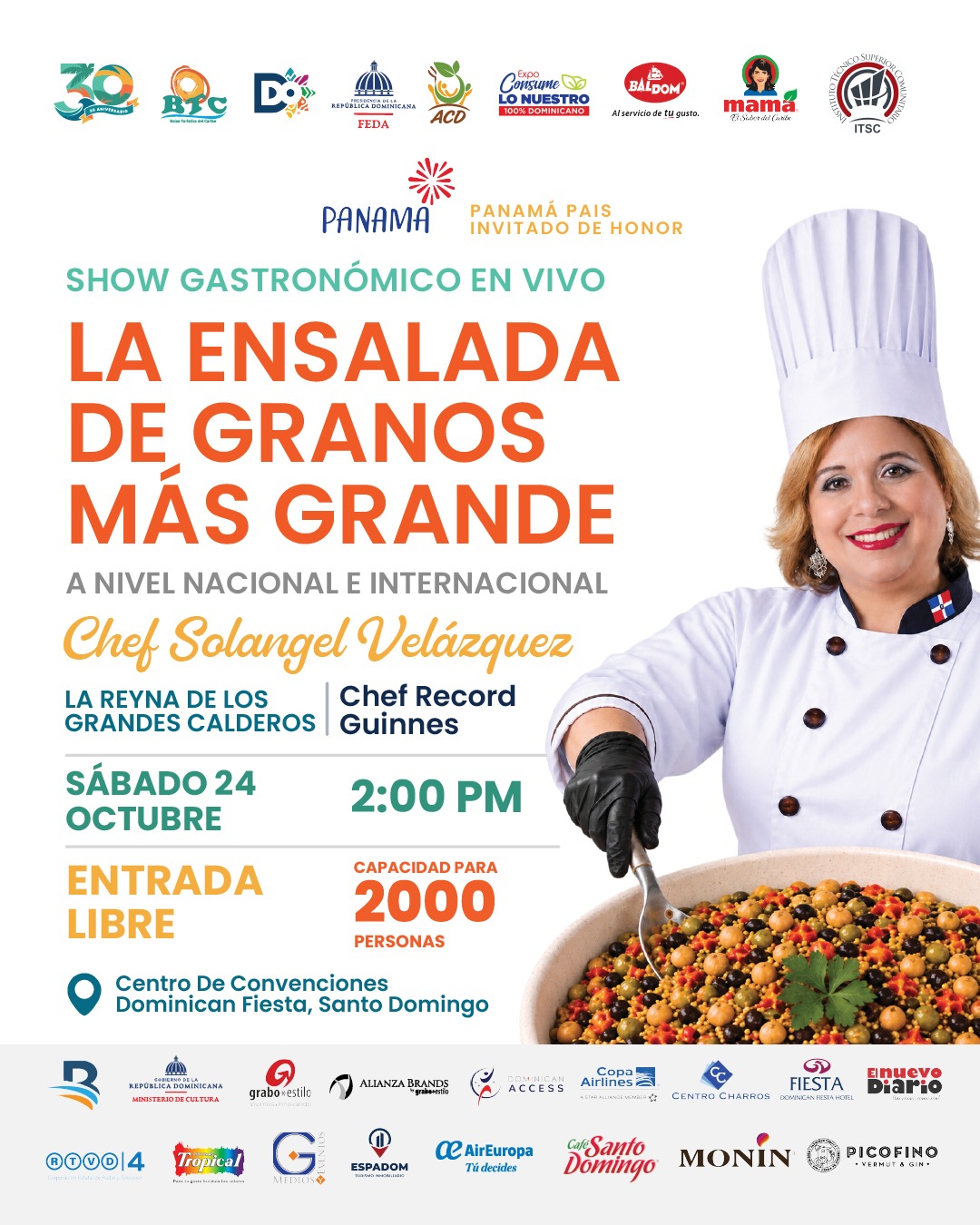 Flyer oficial: La ensalada de granos más grande